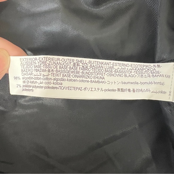 Zara Floral Embroidered Black Blazer Jacket Small Preppy Casual Dark Academia - Picture 12 of 13